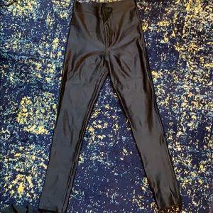 American apparel nylon high waisted leggings